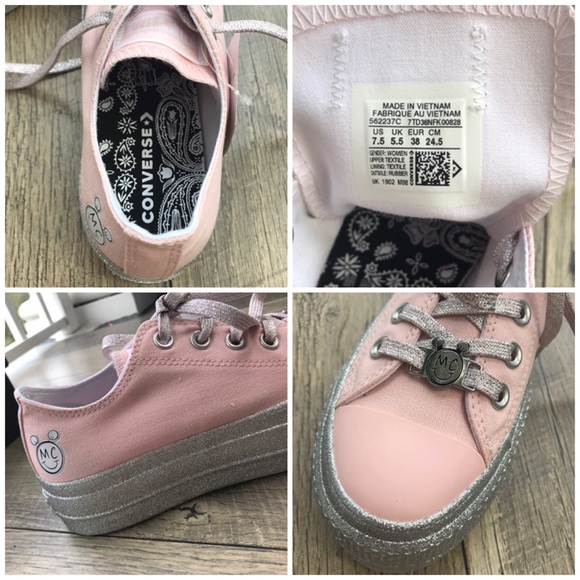 Conv&Maley Ctas Lift Low Top Pink Dogwood W AUTHEN - Picture 8 of 8